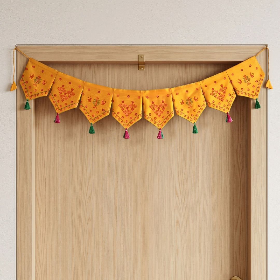 Handcrafted Kasuti Embroidery Toran