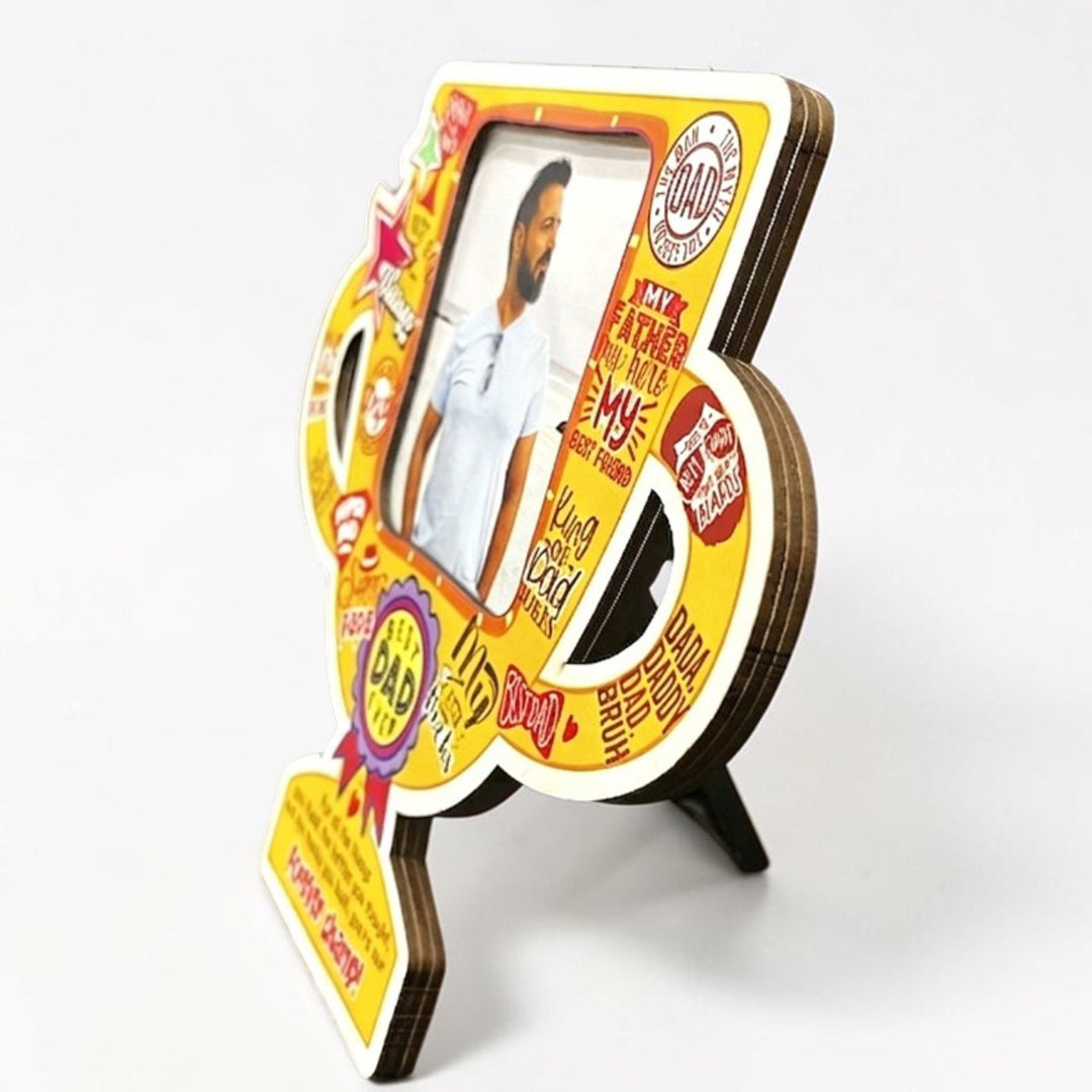 Quirky Dad Cup Photo Frame