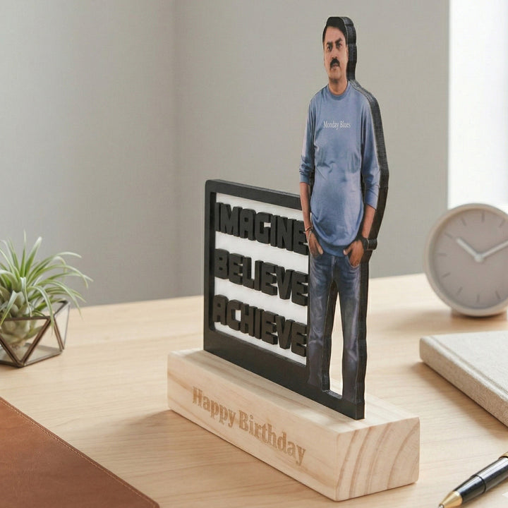Photo Personalized Motivation Acrylic Cutout