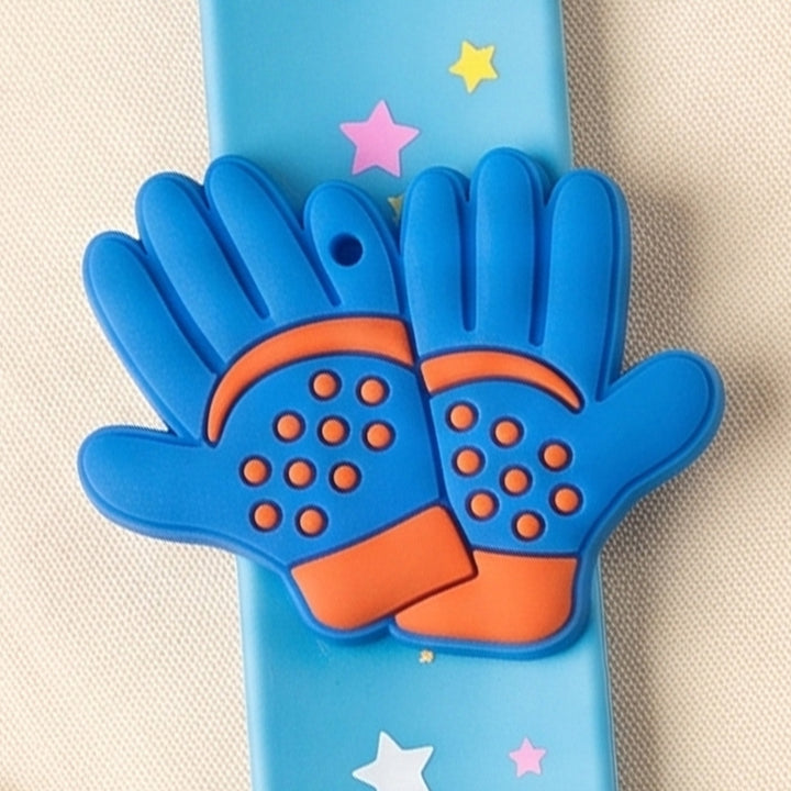 Handmade Football Gloves Silicone Slap Band Rakhi For Kids With Roli Chawal For Brother