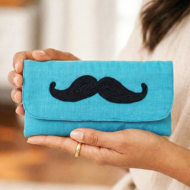 Handmade Dori Work Black Mooch Eyewear Case