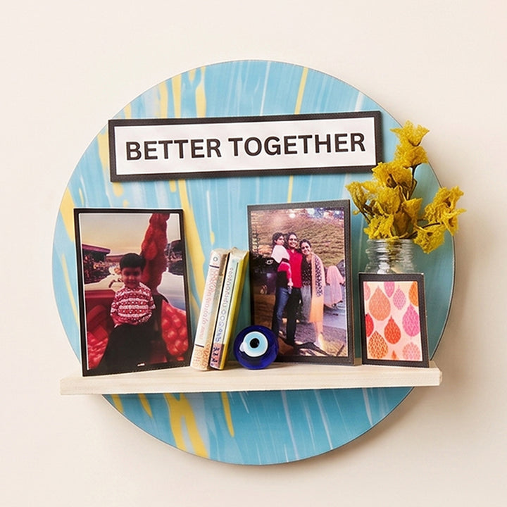Handmade Personalized Fridge Magnet & Rakhi Gift Hamper For Brother