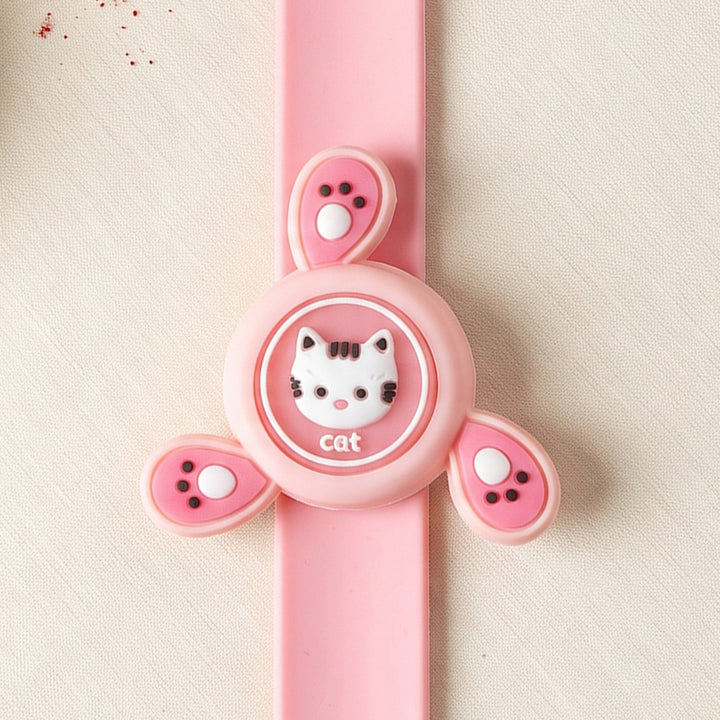 Adjustable Printed LED Spinner Friendship Band Kids Rakhi For Brother