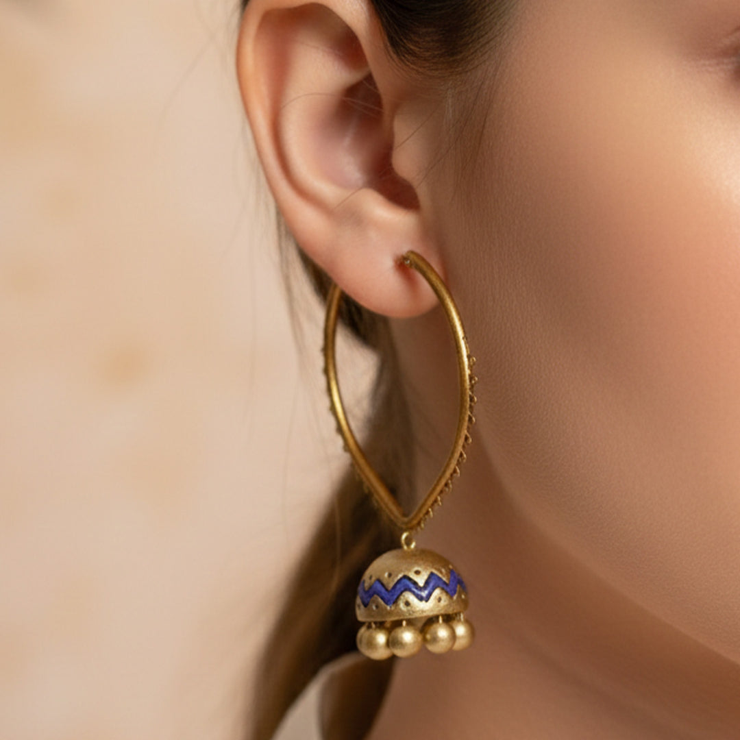 Handmade Rustic Terracotta Earrings
