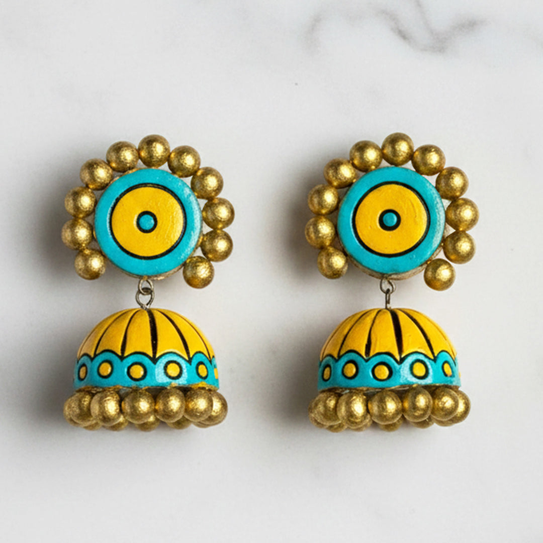 Handmade Naina Terracotta Earrings