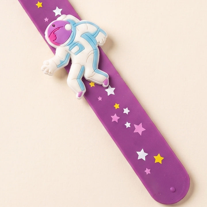 Handmade Astronaut Silicone Slap Band Rakhi For Kids With Roli Chawal For Brother