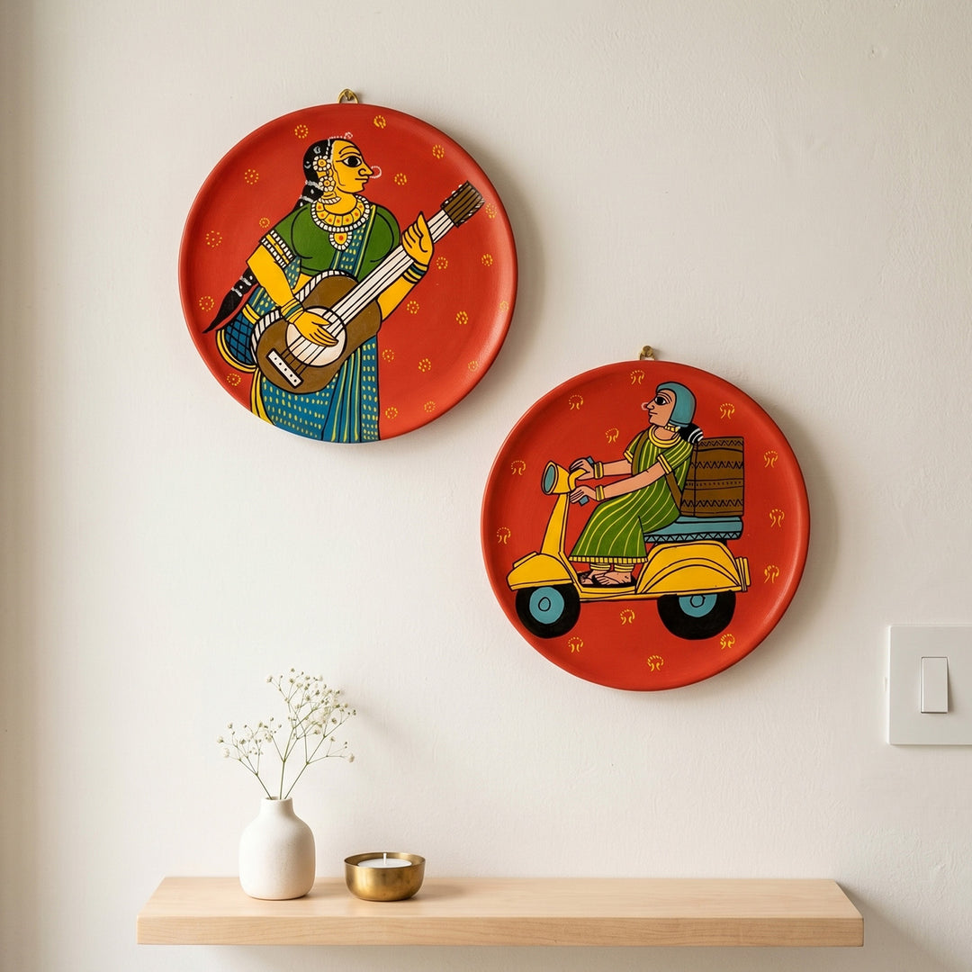 Handcrafted Cherial Art Modern Princess Wall Plate