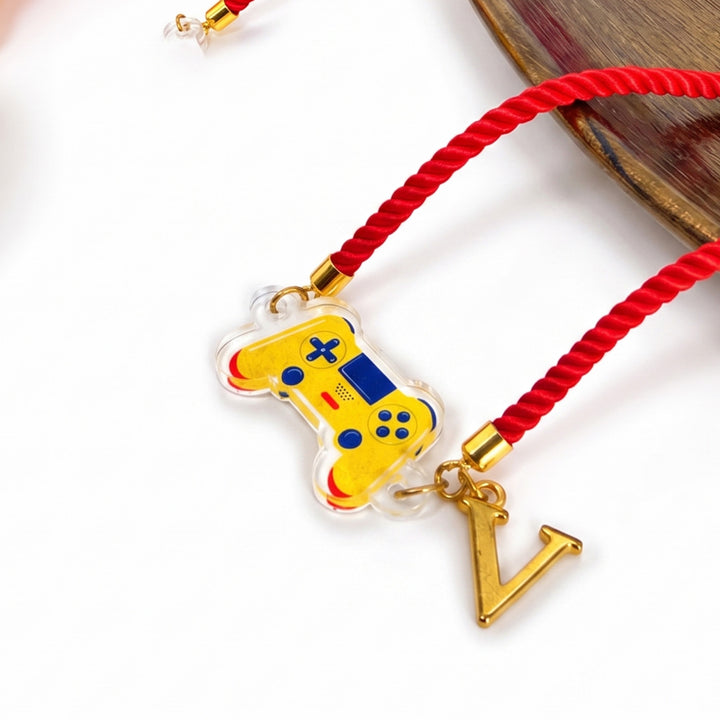 Personalized Adjustable Printed Multi-Theme Charm Bracelet Kids Rakhi For Brother