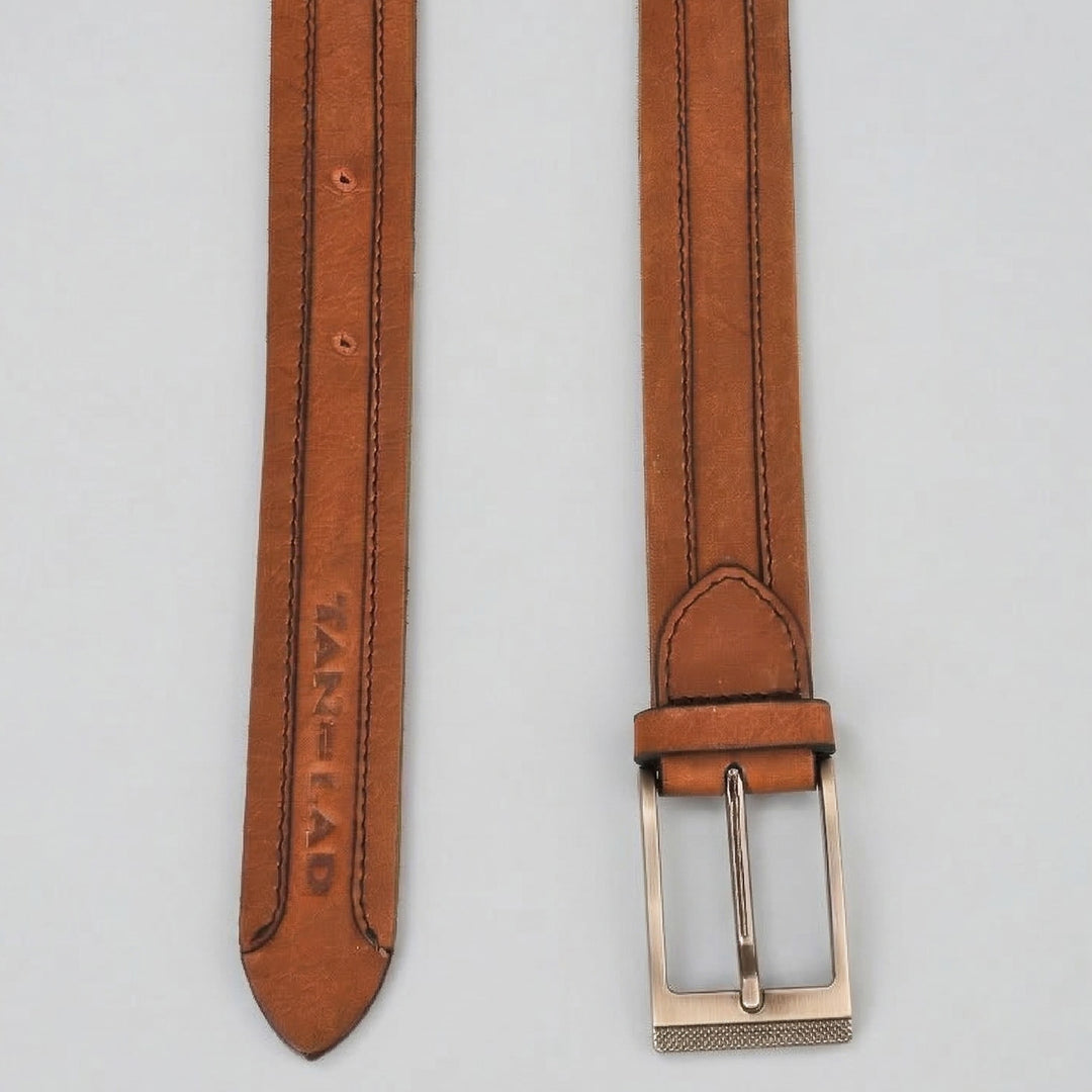 Brown Foldover Leather Belt