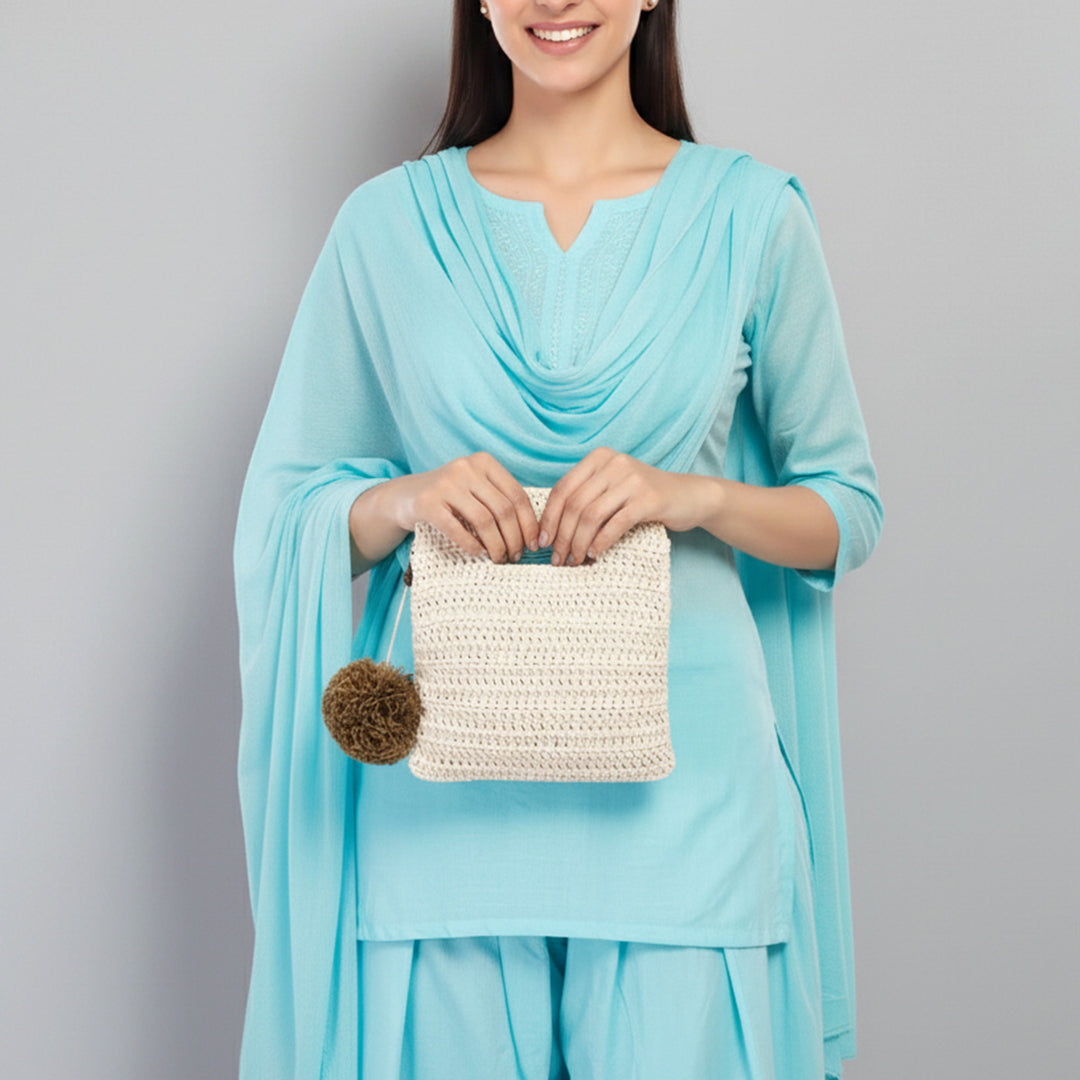 Handmade Crochet Miniature Handbag