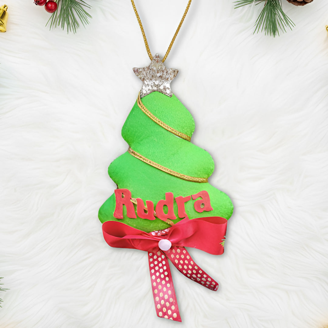 Personalized Tree Felt Ornament For Christmas Tree Decoration