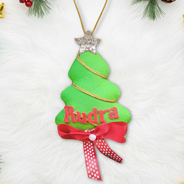 Personalized Tree Felt Ornament For Christmas Tree Decoration