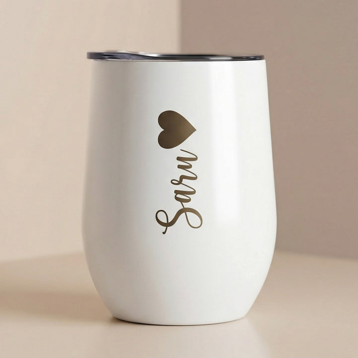 Personalized Engraved Stainless Steel Insulated Tumbler | 350 ml