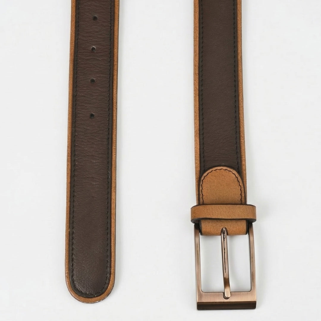 Light Brown Dori Leather Belt For Men