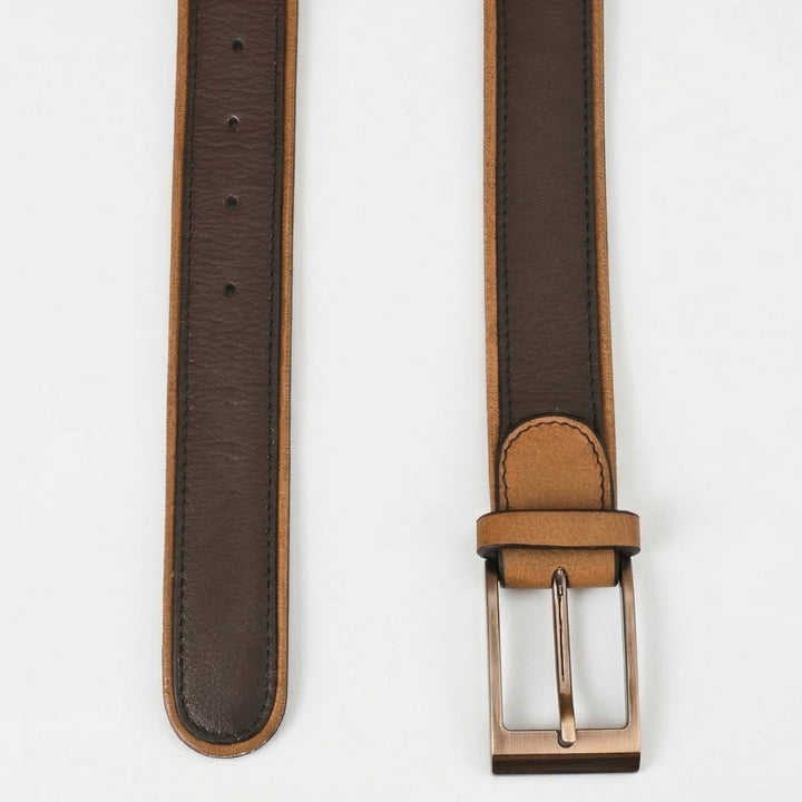 Light Brown Dori Leather Belt For Men