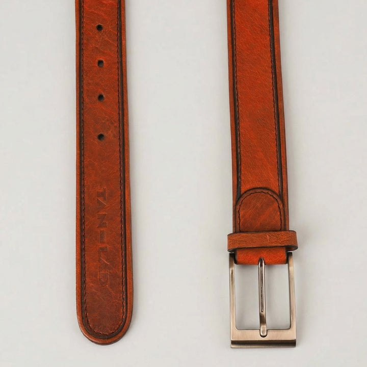 Dark Brown Dori Leather Belt For Men