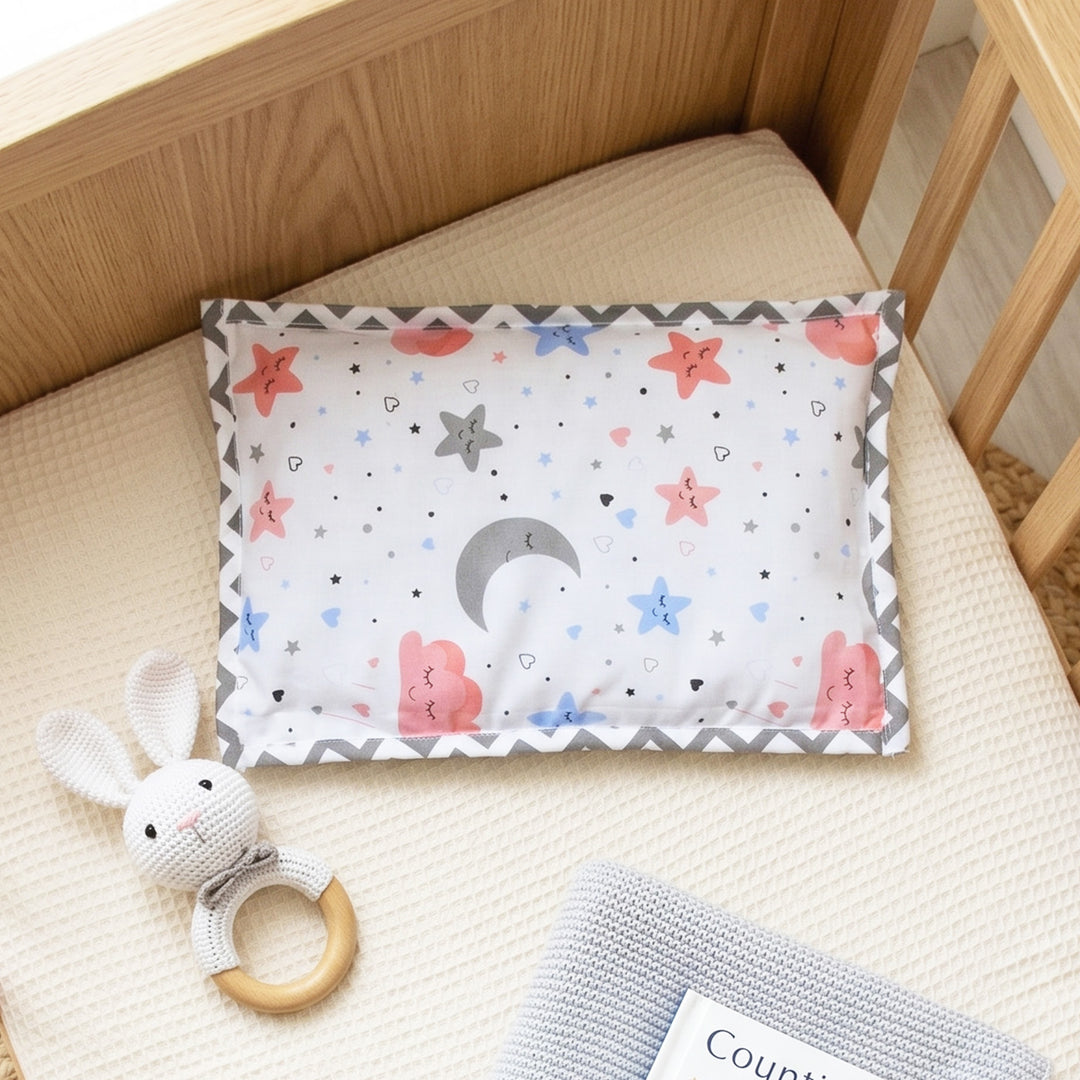 Dreamy Blush Skies Memory Foam Baby Pillow
