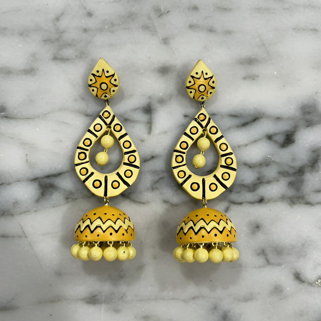 Handmade Happy Hues Terracotta Earrings