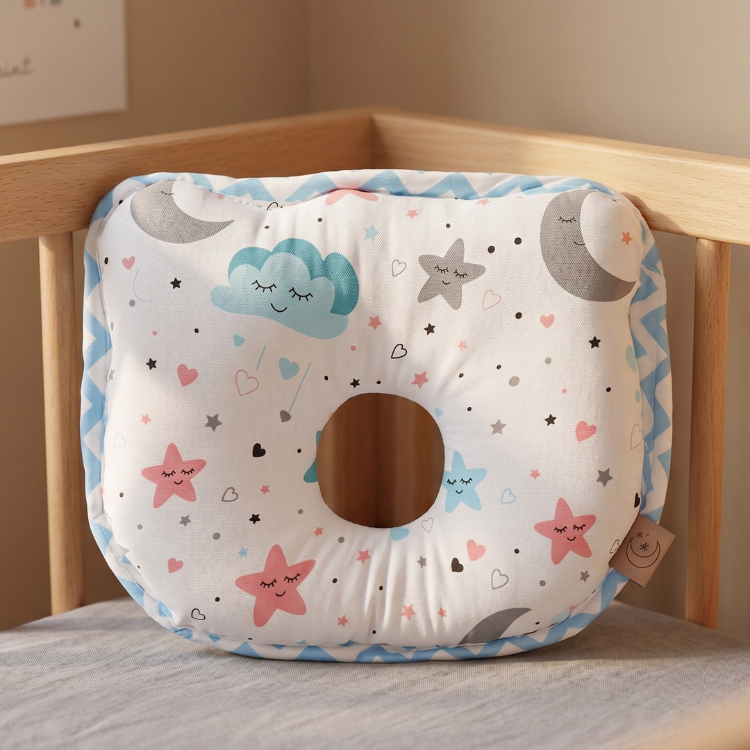 Dreamy Blues Memory Foam Baby Pillow