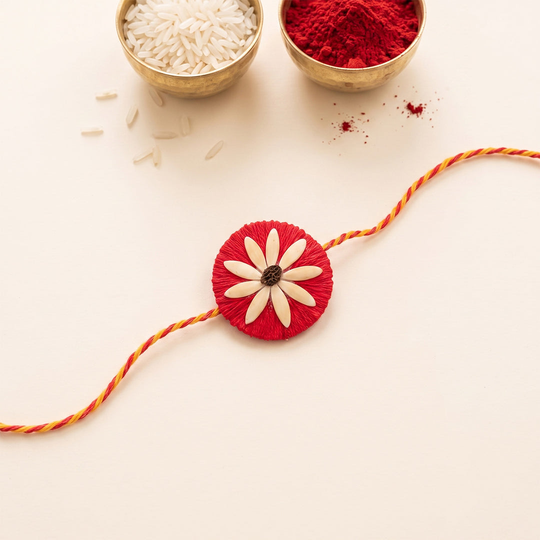 Plantable Beejbandhan Rakhi With Papaya & Cucumber Seeds For Brother