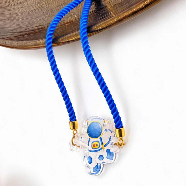 Personalized Adjustable Printed Multi-Theme Charm Bracelet Kids Rakhi For Brother