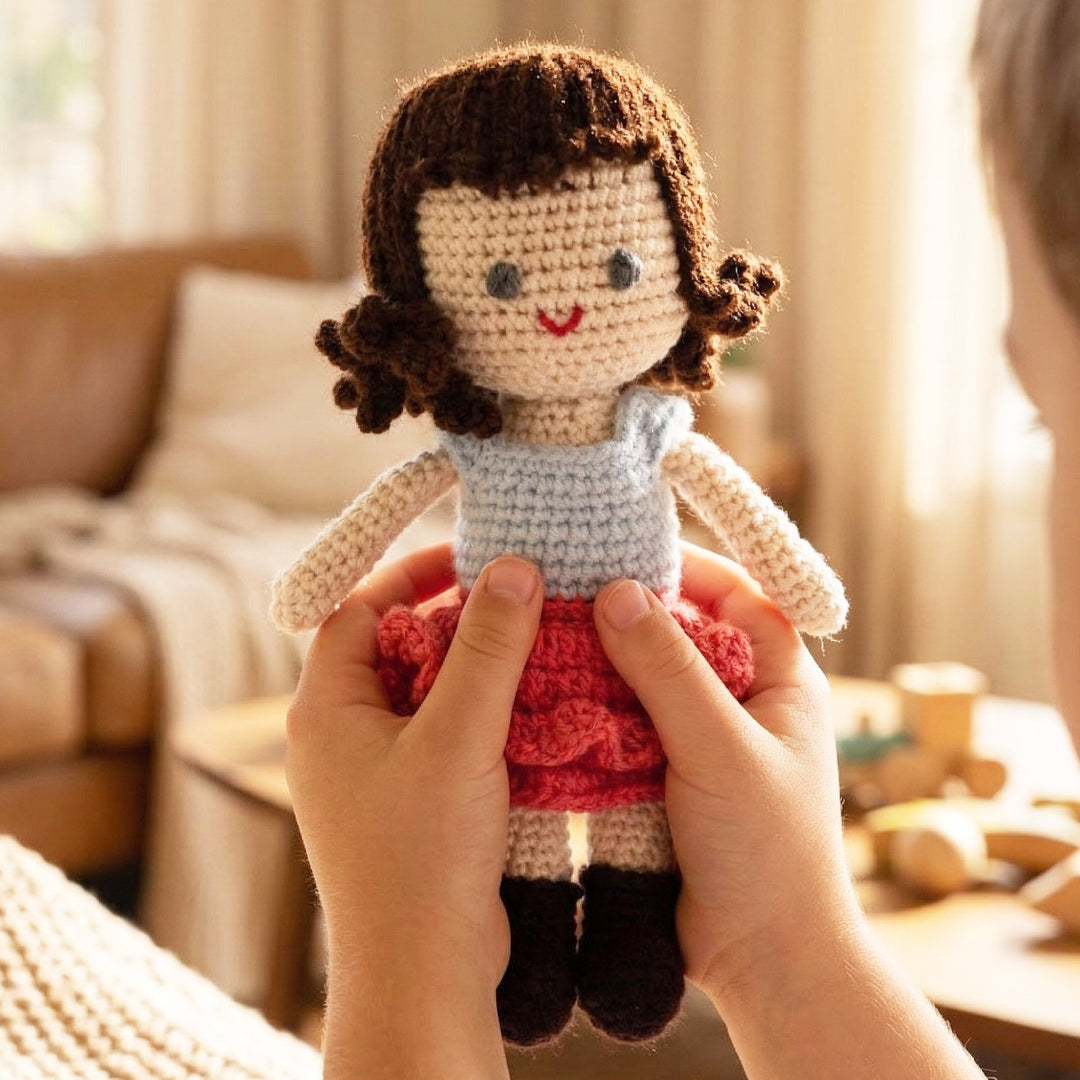Handmade Cute Crochet Doll For Kids