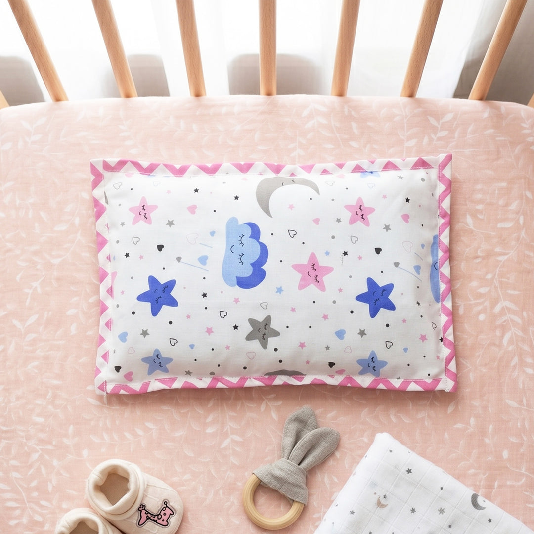 Dreamy Lavender Skies Memory Foam Baby Pillow
