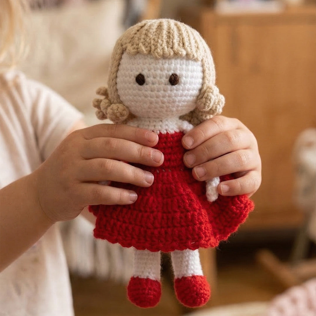 Handmade Cute Crochet Doll For Kids