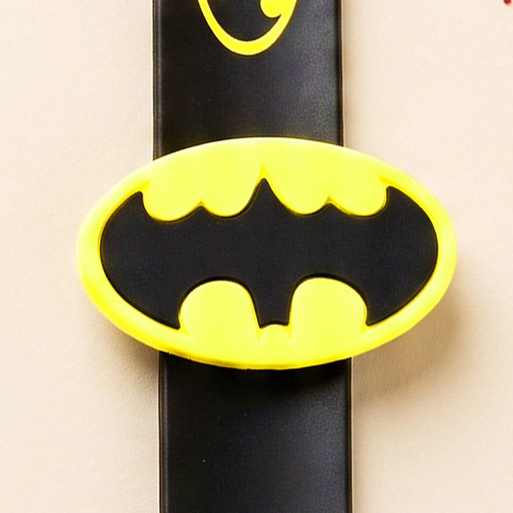 Handmade Batman Silicone Slap Band Rakhi For Kids With Roli Chawal For Brother