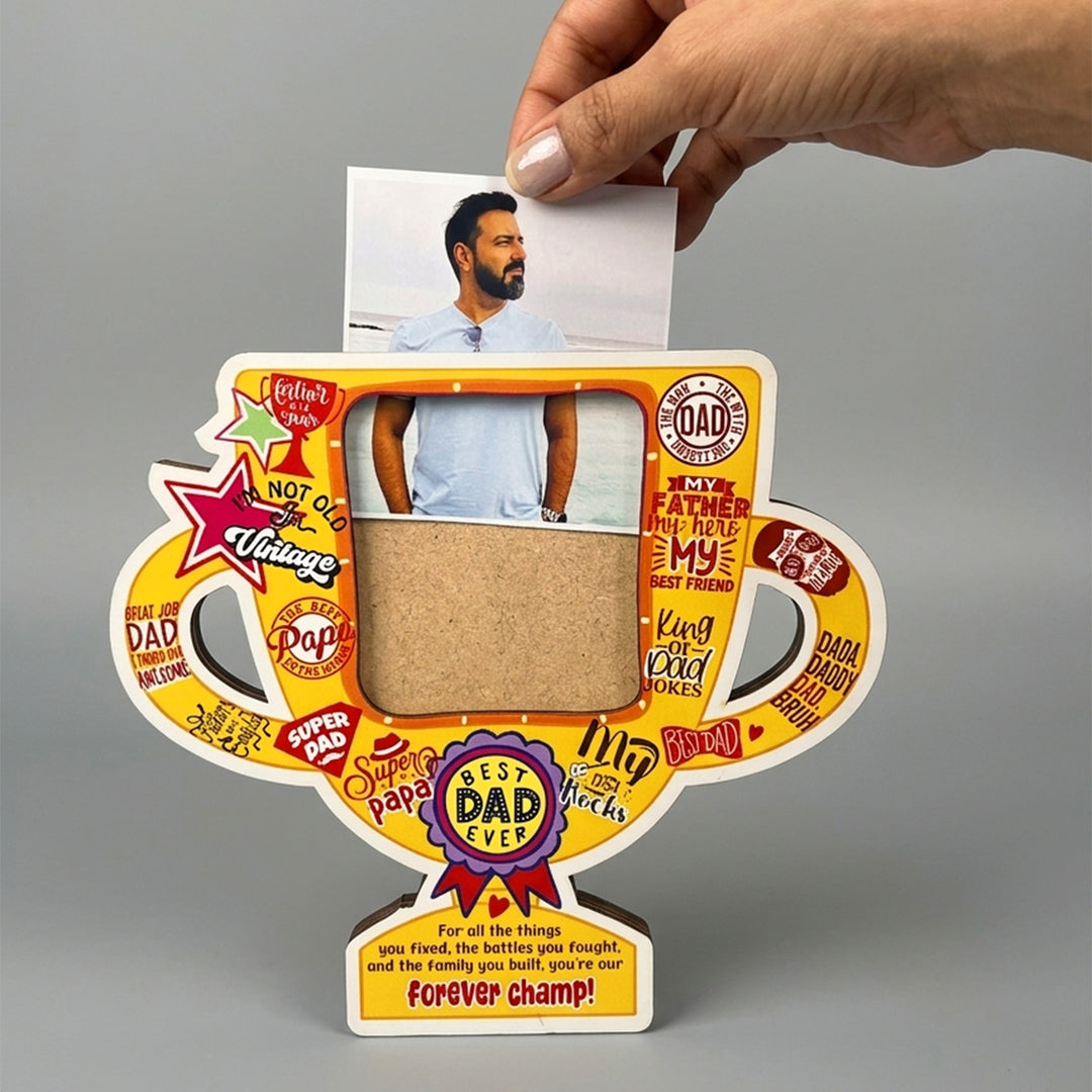 Quirky Dad Cup Photo Frame