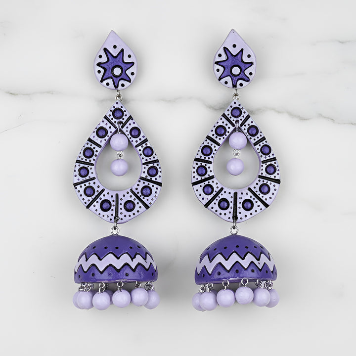 Handmade Happy Hues Terracotta Earrings