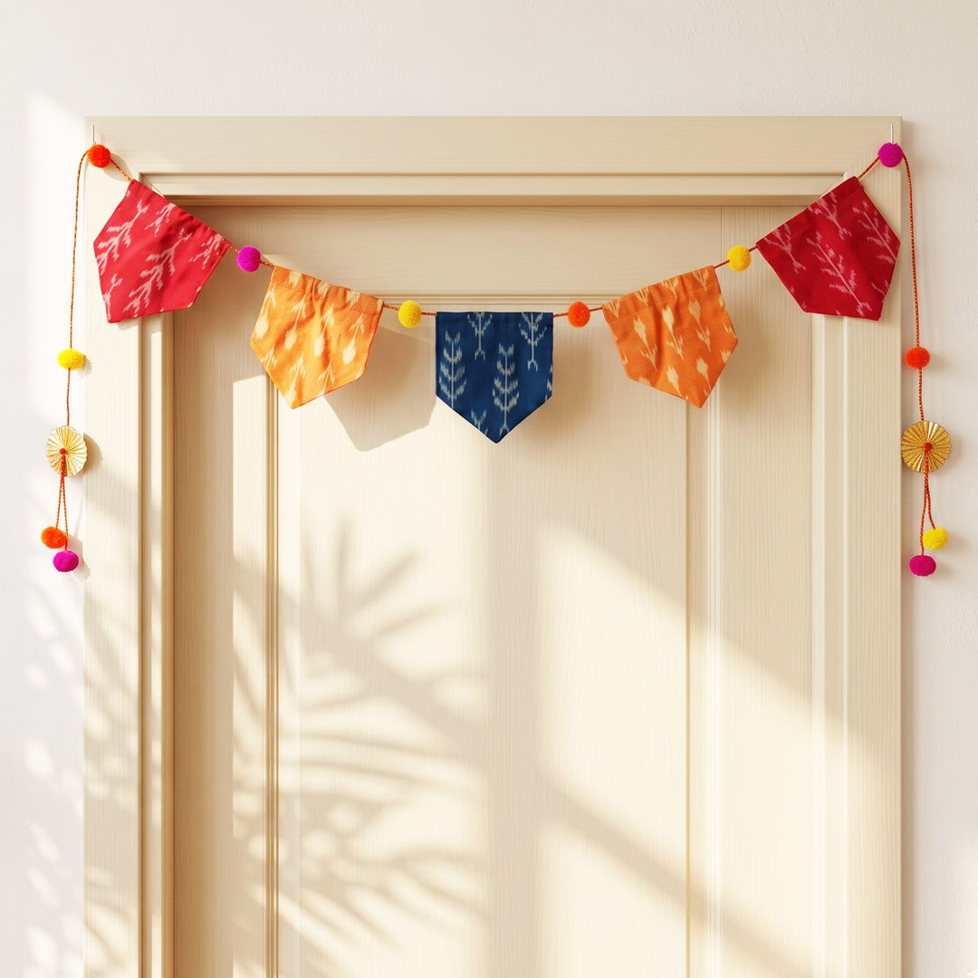 Handcrafted Ikat Silk Toran