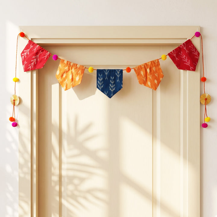 Handcrafted Ikat Silk Toran