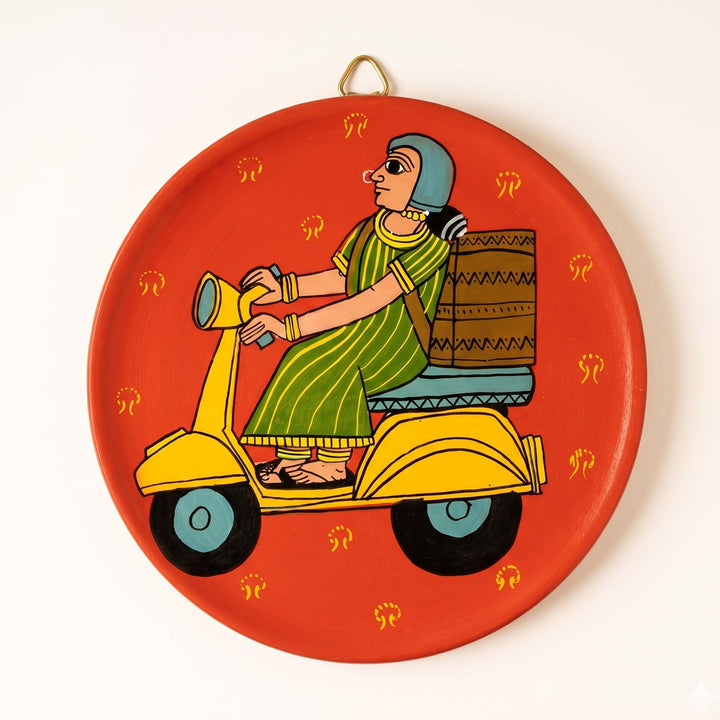 Handcrafted Cherial Art Modern Princess Wall Plate