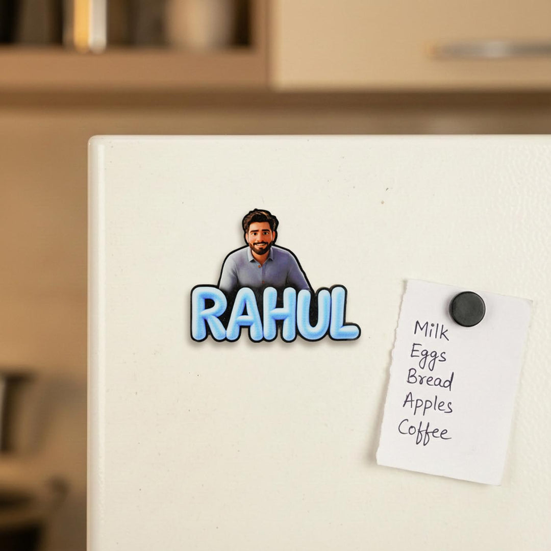 Photo Personalized Caricature Acrylic Fridge Magnet