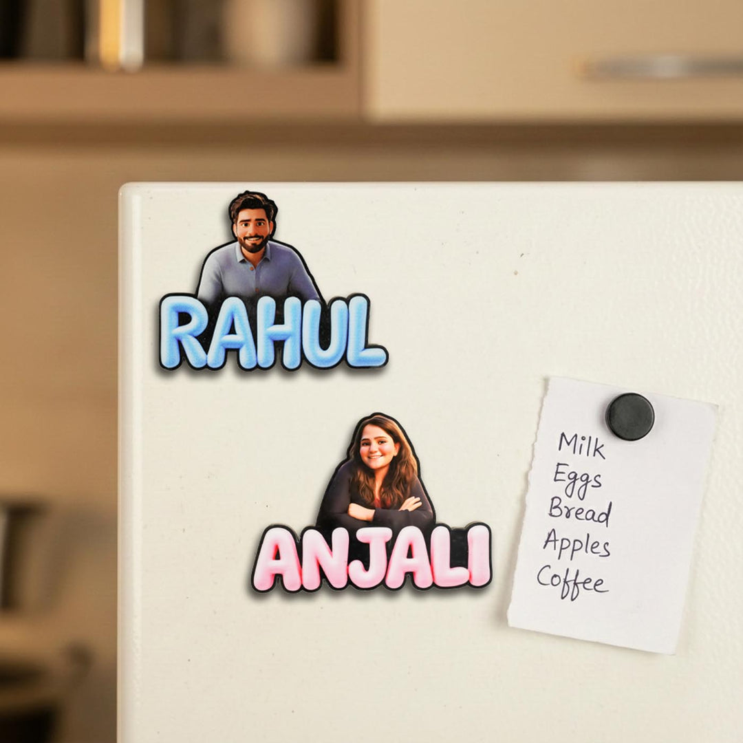 Photo Personalized Caricature Acrylic Fridge Magnet