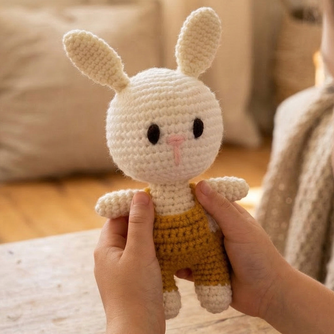 Handmade Crochet Bunny Toy For Kids