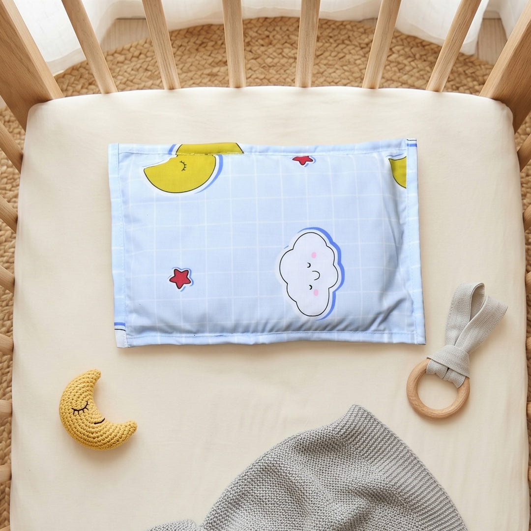 Cloudy Moon Memory Foam Baby Pillow