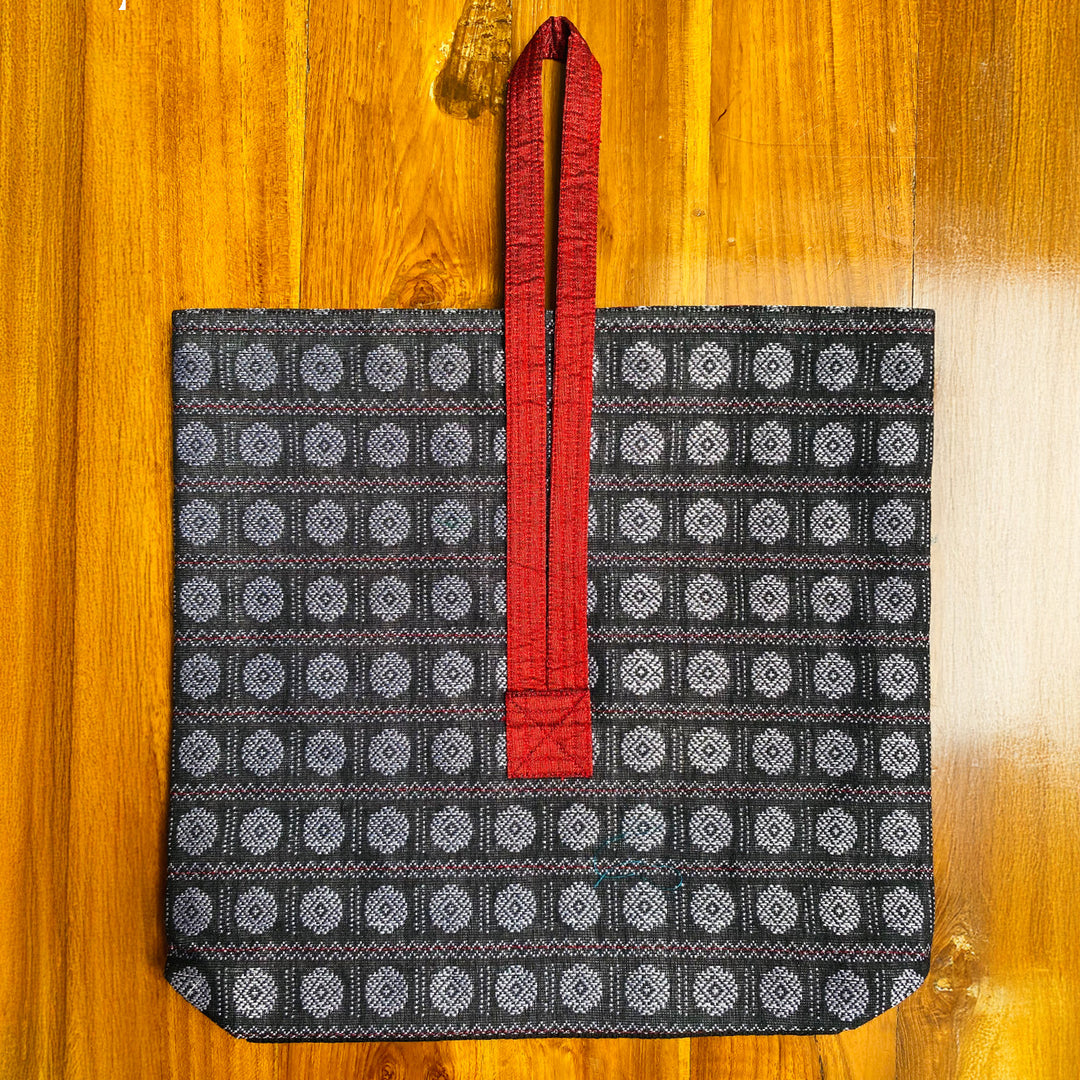 Handmade Floral Khunn Fabric Cotton Wrist Purse