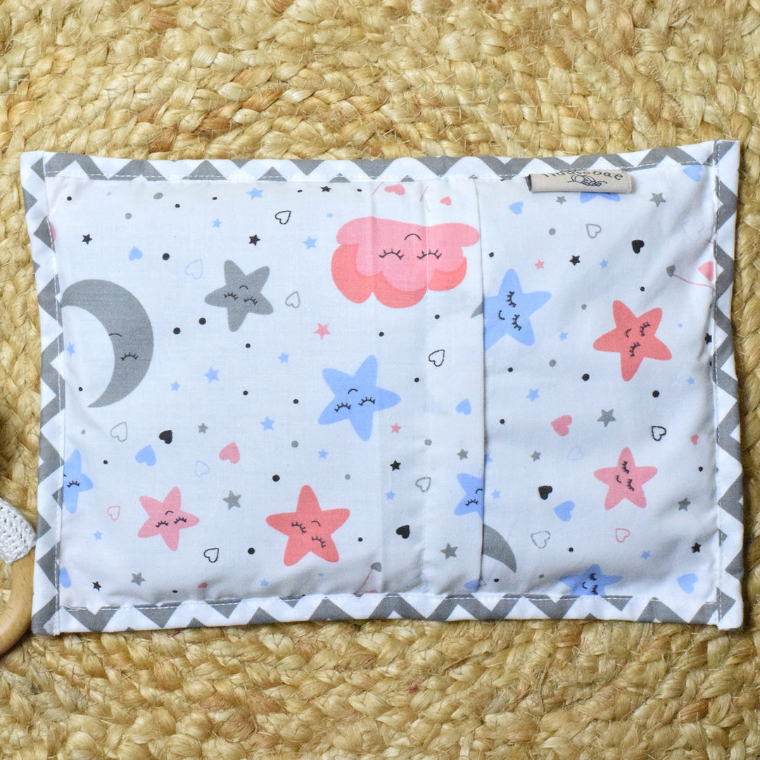 Dreamy Blush Skies Memory Foam Baby Pillow