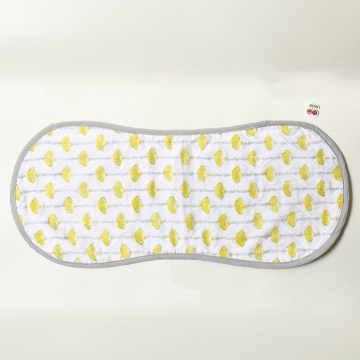 Block Printed Seaside Treasure Burp Cloth