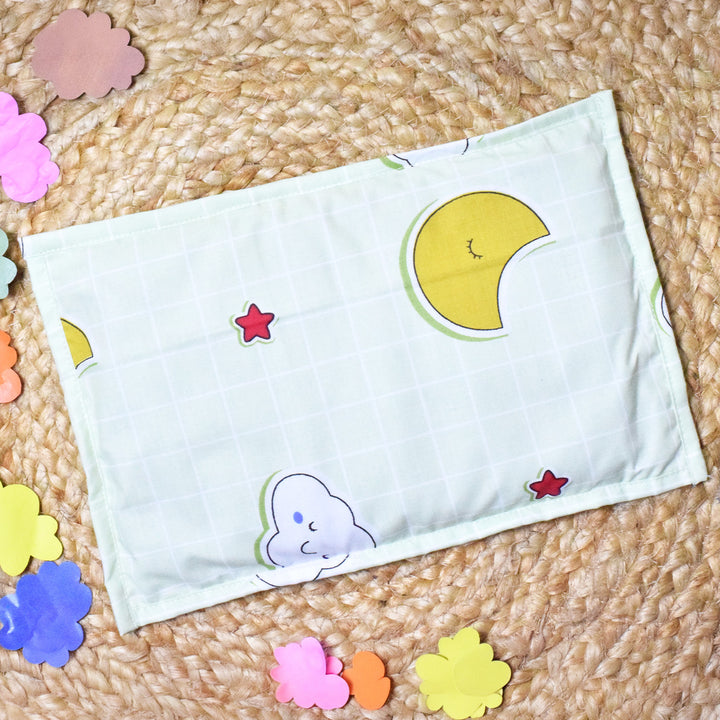 Minty Moon Memory Foam Baby Pillow