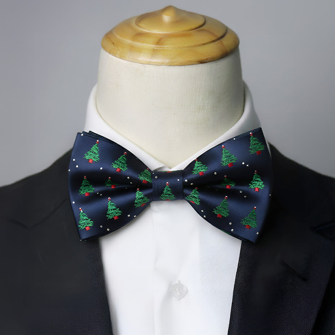 Christmas Tree Theme Bow Tie