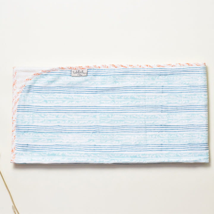 Twinkle Tides Block Printed Premium Cotton Baby Dohar