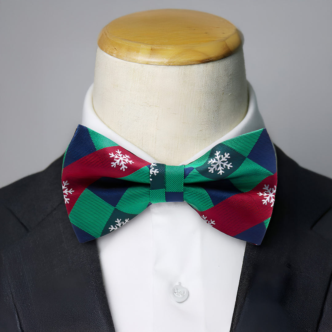Snowflake Theme Bow Tie