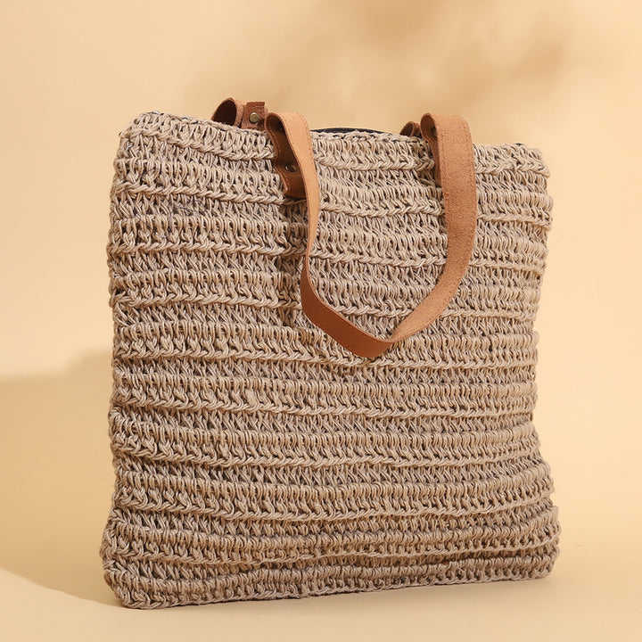 Handmade Crochet Brunette Handbag