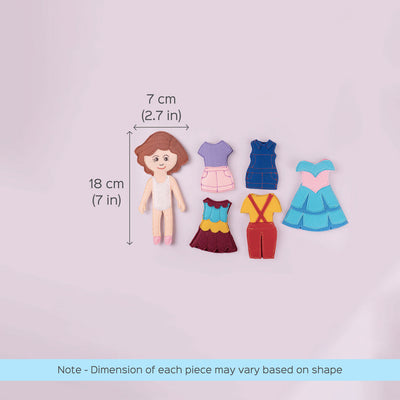 Handcrafted Doll Dress-up Playset For Girls