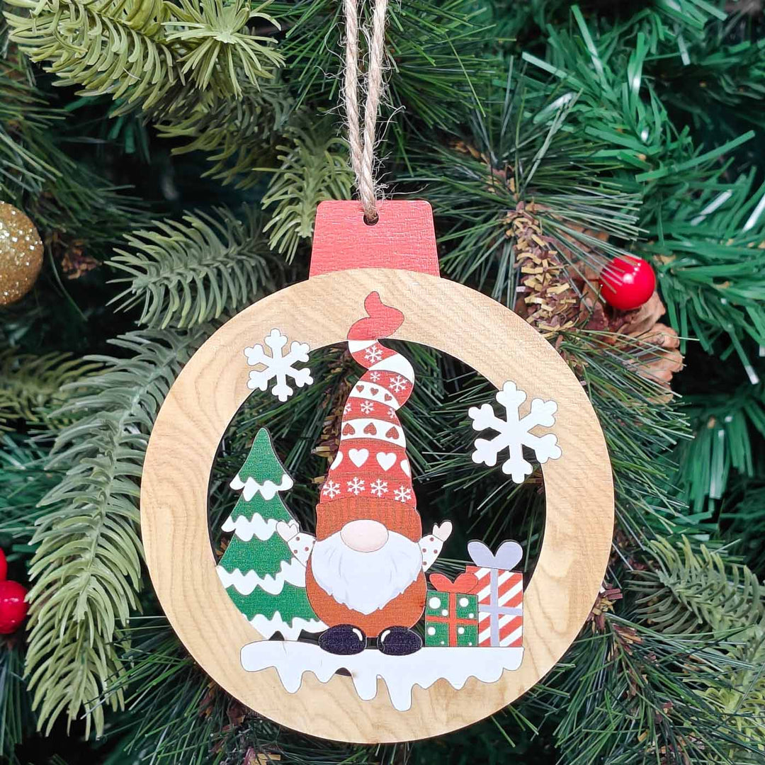 Handmade Gnome Noel Christmas Ornament