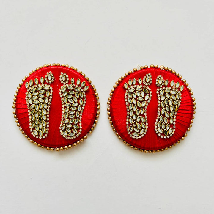 Handmade Beaded Lakshmi Goddess Charan