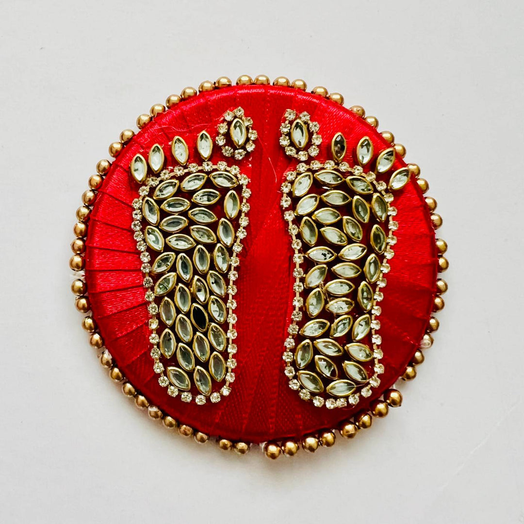 Handmade Beaded Lakshmi Goddess Charan